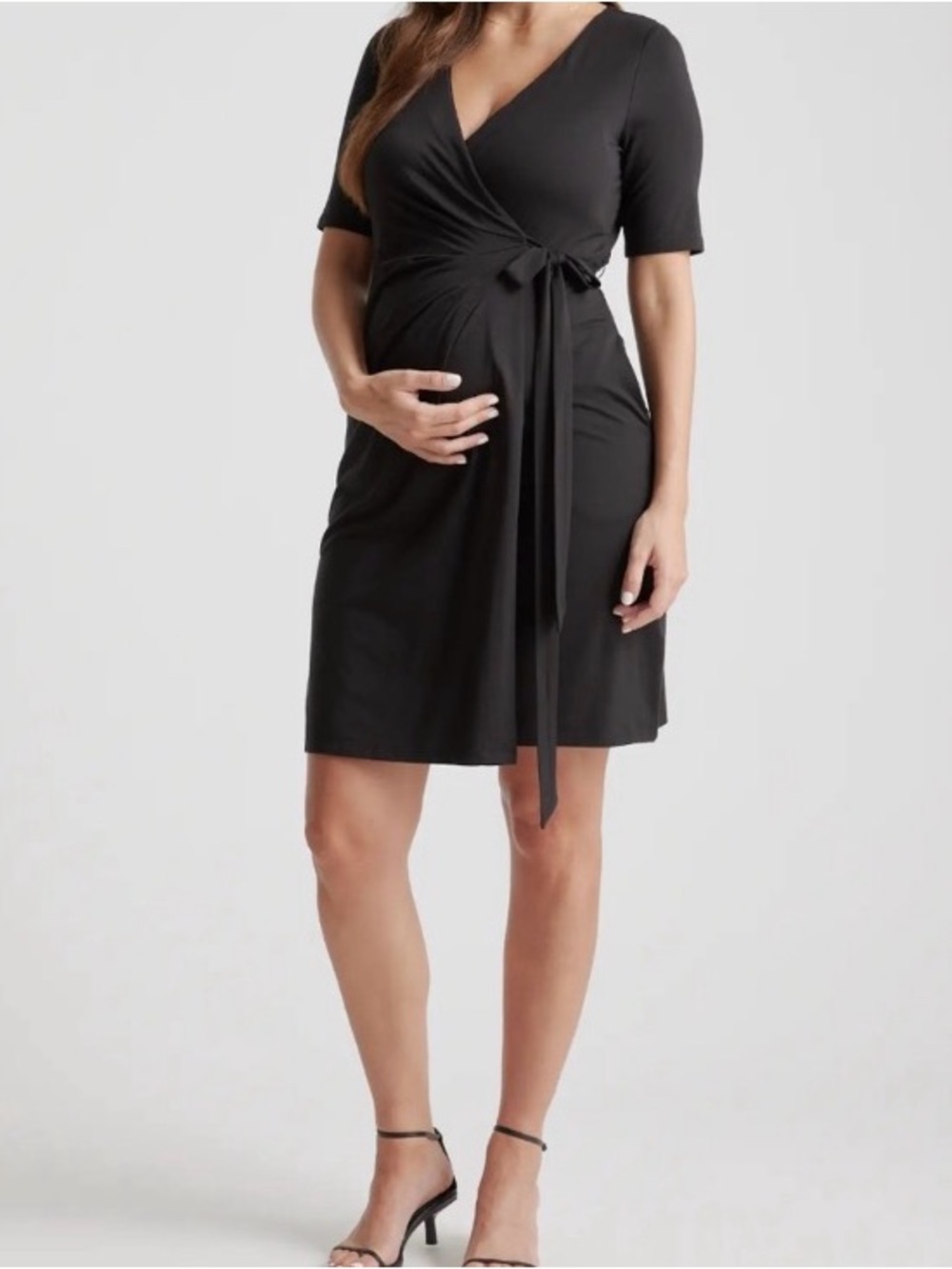 Quince Maternity Wrap Dress